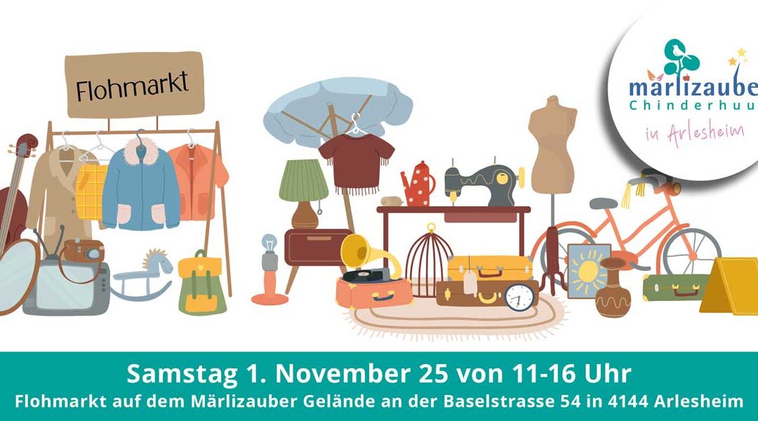 Märlizauber Flohmarkt am SA 1. November 25